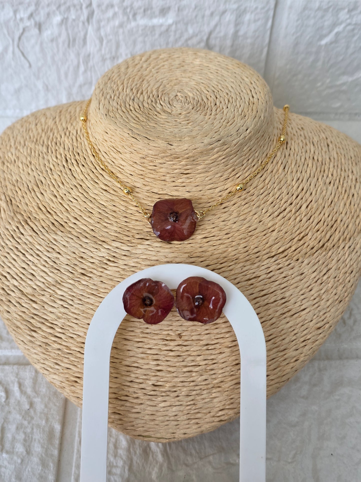 Flor Corona de Cristo Set